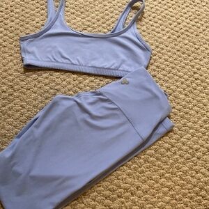 Aritzia flat front golden super soft brushed set *** top is M bottom 6